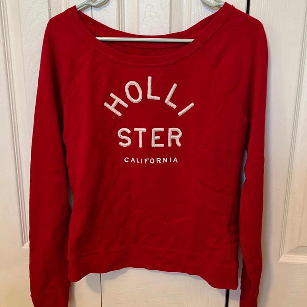 Medium red Hollister crewneck